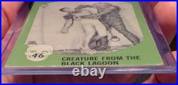 Nu Card Creature From The Black Lagoon Half Panel NM Horror Monster Green 1961