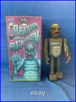 Old Vintage Tin Wind Up Creature From Black Lagoon Figure Toy Box Japan 1991