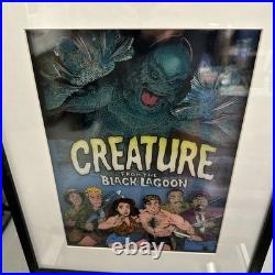 Original Comic Cover Art By Michael Suchta Creature From The Black Lagoon Rare