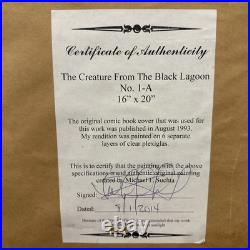 Original Comic Cover Art By Michael Suchta Creature From The Black Lagoon Rare Original Comic Cover Art By Michael Suchta Creature From The Black Lagoon Rare