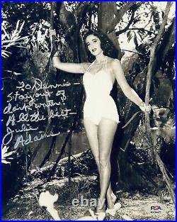 PSA DNA Julie Adams Signed Photo Creature From The Black Lagoon? Inscribed Sexy