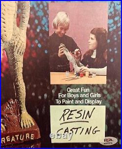 PSA Signed Ben Chapman 1975 RAPCO Creature From The Black Lagoon Statue Figure