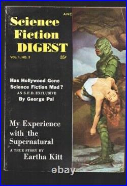 PULP Science Fiction Digest #2 1954-Creature From The Black Lagoon cover-Ea
