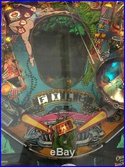 Pinball Flipper Creature From The Black Lagoon Very Very fine- NO SHIPP TO EUA