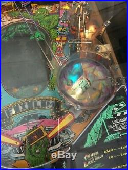 Pinball Flipper Creature From The Black Lagoon Very Very fine- NO SHIPP TO EUA