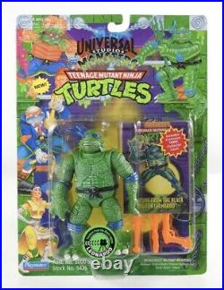 Playmates 1994 TMNT Creature from the Black Lagoon Leonardo Orange Weapons MOC