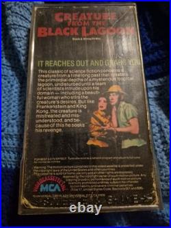 RARE Creature from the Black Lagoon 3D VHS Original 1980 MCA Vintage Monster