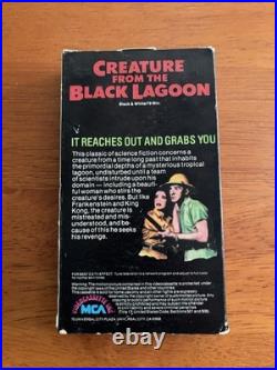 RARE Creature from the Black Lagoon 3D VHS Original 1980 MCA Vintage Monster RARE Creature from the Black Lagoon 3D VHS Original 1980 MCA Vintage Monster