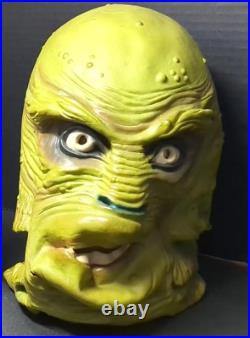 RARE SAVAGE EYE Vintage Creature From The Black Lagoon Mask Costume Halloween