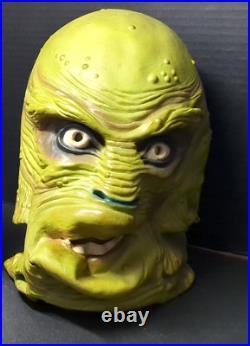 RARE SAVAGE EYE Vintage Creature From The Black Lagoon Mask Costume Halloween