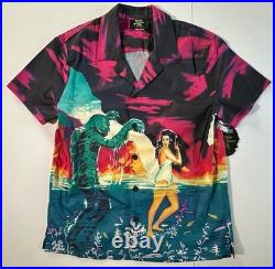 RARE Universal Monsters Creature From The Black Lagoon 70th By Vixen Camp Shirt