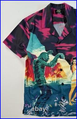 RARE Universal Monsters Creature From The Black Lagoon 70th By Vixen Camp Shirt