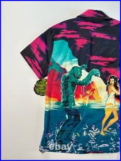 RARE Universal Monsters Creature From The Black Lagoon 70th By Vixen Camp Shirt