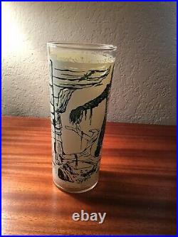 RARE Vintage CREATURE FROM THE BLACK LAGOON Universal Pictures Monster Glass