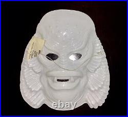 RARE Vintage Halloween Plastic Costume Mask CREATURE FROM THE BLACK LAGOON