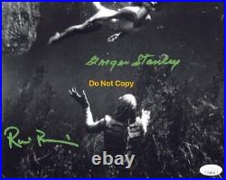 RICOU BROWNING & GINGER STANLEY signed 8x10 Photo CREATURE from the BLACK LAGOON