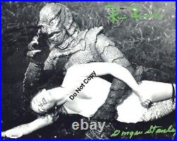 RICOU BROWNING & GINGER STANLEY signed 8x10 Photo CREATURE from the BLACK LAGOON