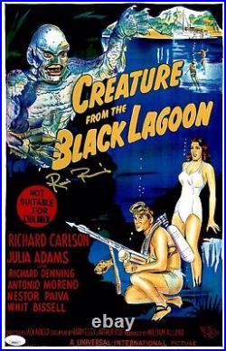 RICOU BROWNING Signed 11x17 Photo CREATURE FROM BLACK LAGOON Autograph JSA COA