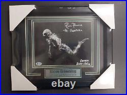 RICOU BROWNING Signed Creature from the Black Lagoon 8x10 Photo FRAMED JSA BAS