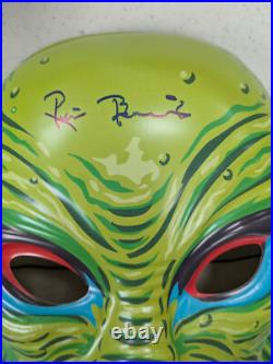 RICOU BROWNING Signed MASK Creature from the Black Lagoon with Box JSA COA