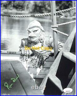 RICOU BROWNING signed 8x10 Photo CREATURE from the BLACK LAGOON Monster JSA