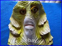 RICOU BROWNING signed MASK Creature from the Black Lagoon Beckett Coa