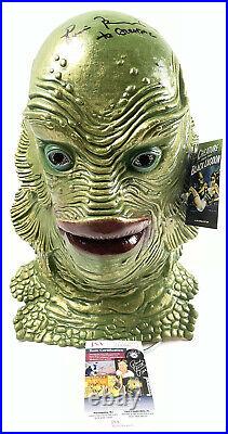 RICOU BROWNING signed MASK Creature from the Black Lagoon Trick or Treat JSA