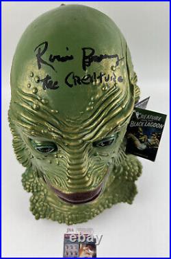 RICOU BROWNING signed MASK Creature from the Black Lagoon Trick or Treat JSA