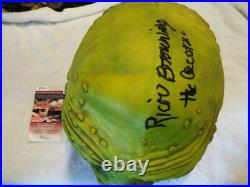 RICOU BROWNING signed MASK Creature from the Black Lagoon With Inscription JSA