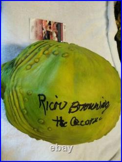 RICOU BROWNING signed MASK Creature from the Black Lagoon With Inscription JSA