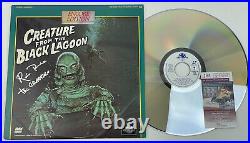 RICOU BROWNING signed THE CREATURE FROM THE BLACK LAGOON Laserdisc 12 JSA