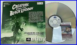 RICOU BROWNING signed THE CREATURE FROM THE BLACK LAGOON Laserdisc 12 JSA