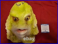 RICOU BROWNING signed autograph MASK Creature from the Black Lagoon Beckett COA