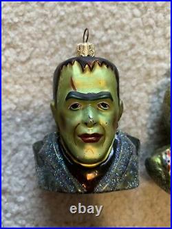 Radko Universal Monsters Creature From The Black Lagoon Frankenstein Ornament