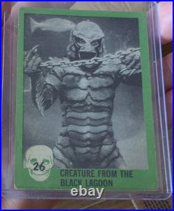 Rare 1961 CREATURE FROM THE BLACK LAGOON Nu Card Excellent! Horror Monster Card