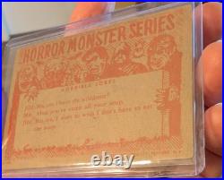 Rare 1961 CREATURE FROM THE BLACK LAGOON Nu Card Excellent! Horror Monster Card
