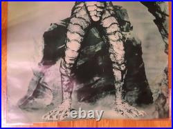 Rare 1973 CREATURE FROM BLACK LAGOON Double-Sided Thanks RICHARD NIXON Poster