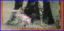 Rare 1973 CREATURE FROM BLACK LAGOON Double-Sided Thanks RICHARD NIXON Poster