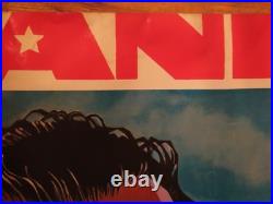 Rare 1973 CREATURE FROM BLACK LAGOON Double-Sided Thanks RICHARD NIXON Poster