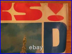 Rare 1973 CREATURE FROM BLACK LAGOON Double-Sided Thanks RICHARD NIXON Poster