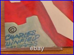 Rare 1973 CREATURE FROM BLACK LAGOON Double-Sided Thanks RICHARD NIXON Poster