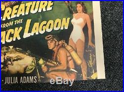 Rare Factory trimmed window card. 1954 Creature From The Black Lagoon