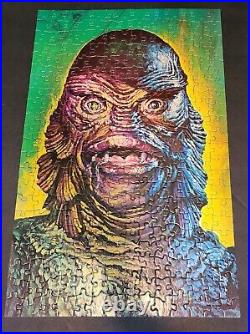 Rare Puzzle 1974 CREATURE FROM THE BLACK LAGOON APC glow in dark