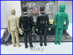 Remco 1980 Mini Monster Playcase & 6 Figures Creature from the Black Lagoon Rare