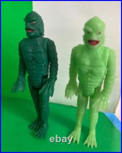 Remco Universal CREATURE From Black Lagoon (2) Figure LOT GLOW & Non-Glow 3 3/4