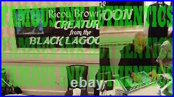 Ricou Browning Auto Creature From The Black Lagoon Signed 11x14 Lobby Card Photo