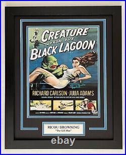 Ricou Browning Autograph Signed Creature from the Black Lagoon 11x14 Movie