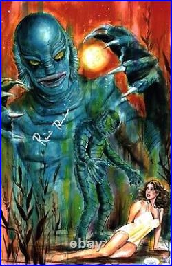 Ricou Browning Creature From The Black Lagoon 11x17 Signed Certified Autograph