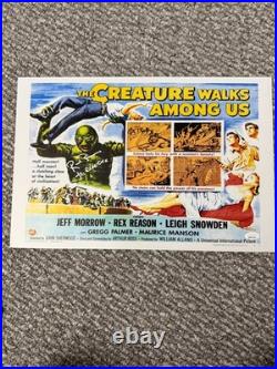 Ricou Browning Creature From The Black Lagoon poster signed 11x17 Certified