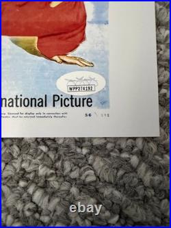 Ricou Browning Creature From The Black Lagoon poster signed 11x17 Certified